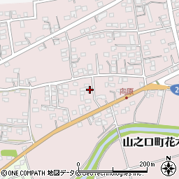 宮崎県都城市山之口町花木2122-1周辺の地図