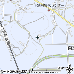 鹿児島県薩摩川内市百次町2434-1周辺の地図