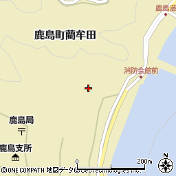 鹿児島県薩摩川内市鹿島町藺牟田275周辺の地図