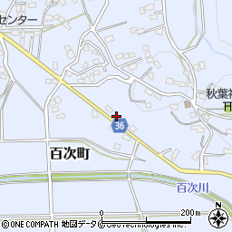 鹿児島県薩摩川内市百次町1425-2周辺の地図