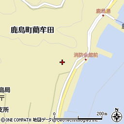 鹿児島県薩摩川内市鹿島町藺牟田312-2周辺の地図