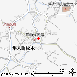 鹿児島県霧島市隼人町松永1195周辺の地図