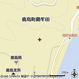 鹿児島県薩摩川内市鹿島町藺牟田412周辺の地図