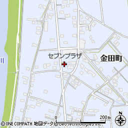 セブンプラザ都城なかむら店周辺の地図
