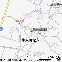 鹿児島県霧島市隼人町松永1043周辺の地図