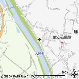 鹿児島県霧島市隼人町松永3582周辺の地図