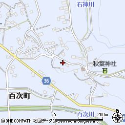 鹿児島県薩摩川内市百次町813-1周辺の地図