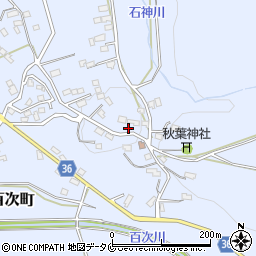 鹿児島県薩摩川内市百次町824-1周辺の地図