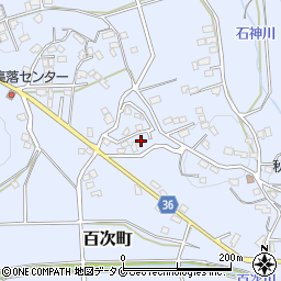 鹿児島県薩摩川内市百次町1445周辺の地図