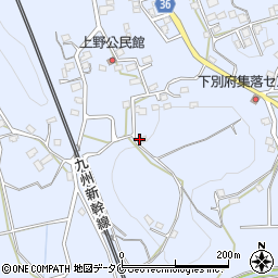 鹿児島県薩摩川内市百次町2382周辺の地図