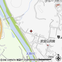 鹿児島県霧島市隼人町松永3591周辺の地図