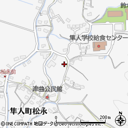 鹿児島県霧島市隼人町松永1168周辺の地図