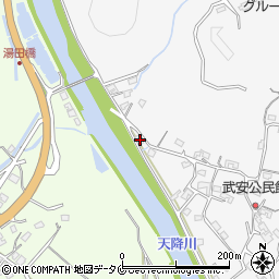 鹿児島県霧島市隼人町松永3596周辺の地図