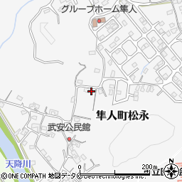 鹿児島県霧島市隼人町松永3551周辺の地図