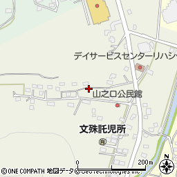 鹿児島県薩摩川内市山之口町周辺の地図