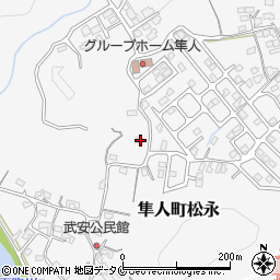 鹿児島県霧島市隼人町松永3619周辺の地図