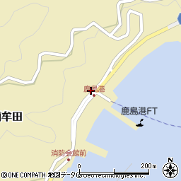 鹿児島県薩摩川内市鹿島町藺牟田557周辺の地図