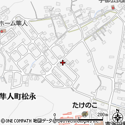 鹿児島県霧島市隼人町松永3185-16周辺の地図