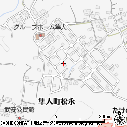 鹿児島県霧島市隼人町松永3180周辺の地図