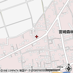 宮崎県都城市山之口町花木2227周辺の地図