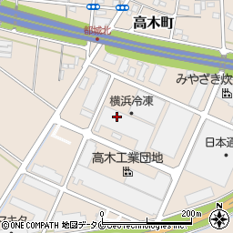 横浜冷凍株式会社　都城物流センター周辺の地図
