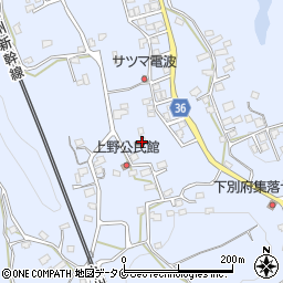 鹿児島県薩摩川内市百次町2124周辺の地図
