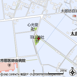 太郎坊児童館周辺の地図