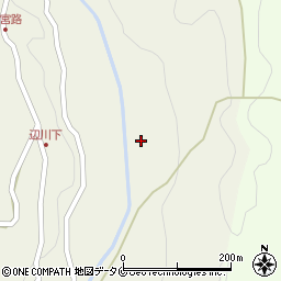 宇曽木川周辺の地図