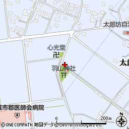 宮崎県都城市太郎坊町周辺の地図