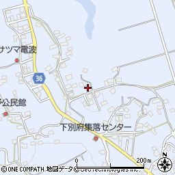鹿児島県薩摩川内市百次町1762周辺の地図