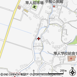 鹿児島県霧島市隼人町松永1492周辺の地図