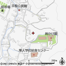 鹿児島県霧島市隼人町松永1528-2周辺の地図