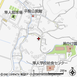 鹿児島県霧島市隼人町松永1527周辺の地図