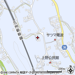 鹿児島県薩摩川内市百次町2110-4周辺の地図