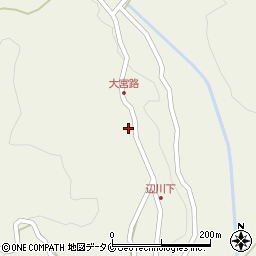 鹿児島県姶良市加治木町辺川344周辺の地図