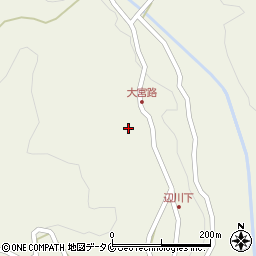 鹿児島県姶良市加治木町辺川346周辺の地図