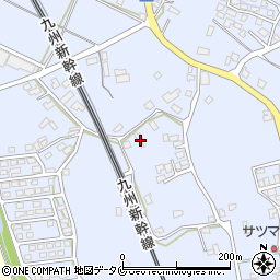 鹿児島県薩摩川内市百次町1876周辺の地図