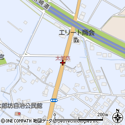 太郎坊周辺の地図