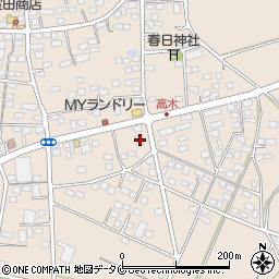 株式会社エヌシーエー　宮崎営業所周辺の地図