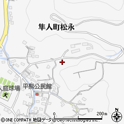 鹿児島県霧島市隼人町松永1618周辺の地図