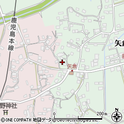 鹿児島県薩摩川内市矢倉町4462-1周辺の地図
