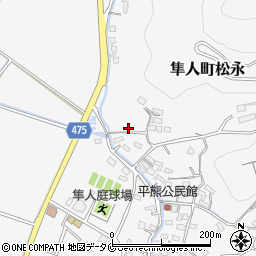 鹿児島県霧島市隼人町松永2103周辺の地図
