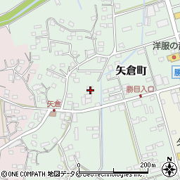 鹿児島県薩摩川内市矢倉町4659-3周辺の地図