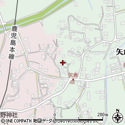 鹿児島県薩摩川内市矢倉町4458周辺の地図