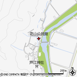 花山公民館周辺の地図