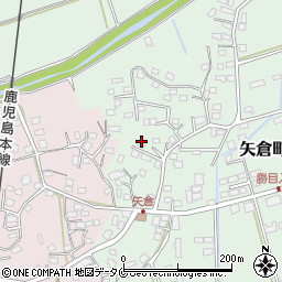 鹿児島県薩摩川内市矢倉町4450周辺の地図