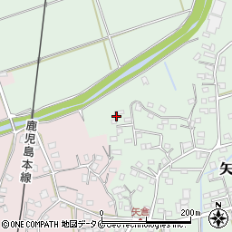 鹿児島県薩摩川内市矢倉町4424-1周辺の地図