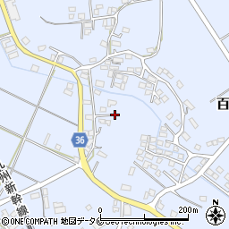 鹿児島県薩摩川内市百次町1654-4周辺の地図