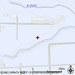 宮崎県都城市野々美谷町周辺の地図
