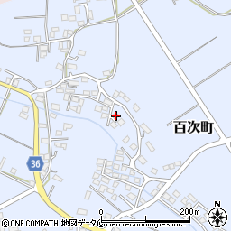 鹿児島県薩摩川内市百次町1641-2周辺の地図